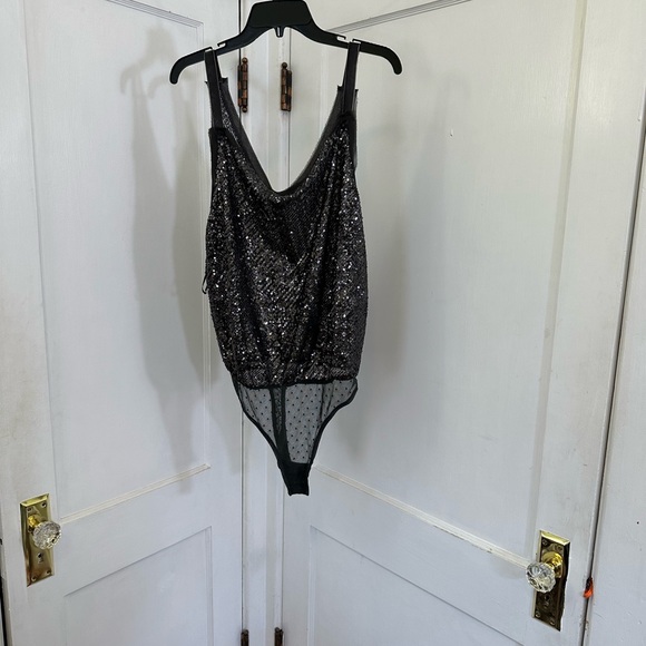 Free People Sequin Bodysuit - Picture 3 of 6